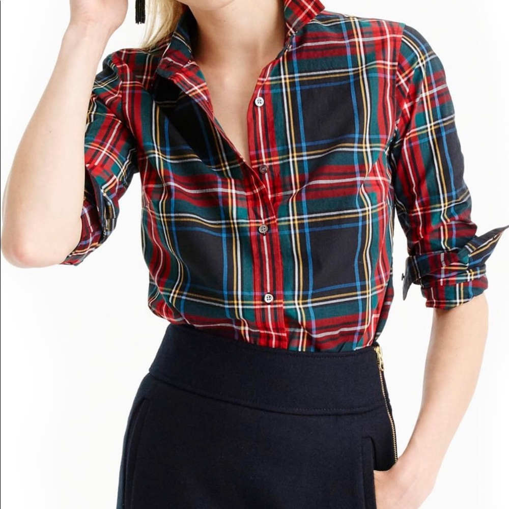 🍁 J. Crew Tartan Stewart Plaid Button Down 🍁